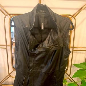 KENNA-T Leather Moto Vest
